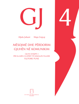 MËSOJMË DHE PËRDORIM GJUHËN NË KOMUNIKIM – 4