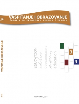Vaspitanje i obrazovanje br. 3 4/2018