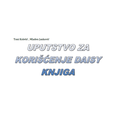 Uputstvo za čitanje DAISY knjiga
